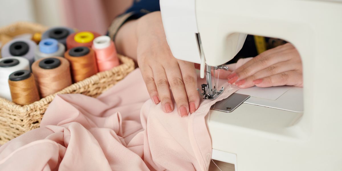 sewing silk